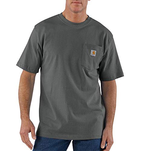 T-shirt Carhartt homme manches courtes col rond gris