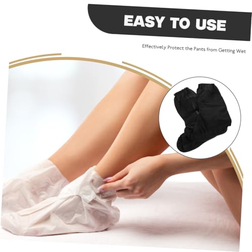Cubiertas impermeables para zapatos unisex BESPORTBLE, 1 par, diseño de tubo alto para días lluviosos, reforzadas miniatura 6