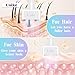 Uaike Microneedling Derma Stamp for Hair, Beard, Scalp & Face, Home Use Microneedle Roller Dermastamp for Women and Men