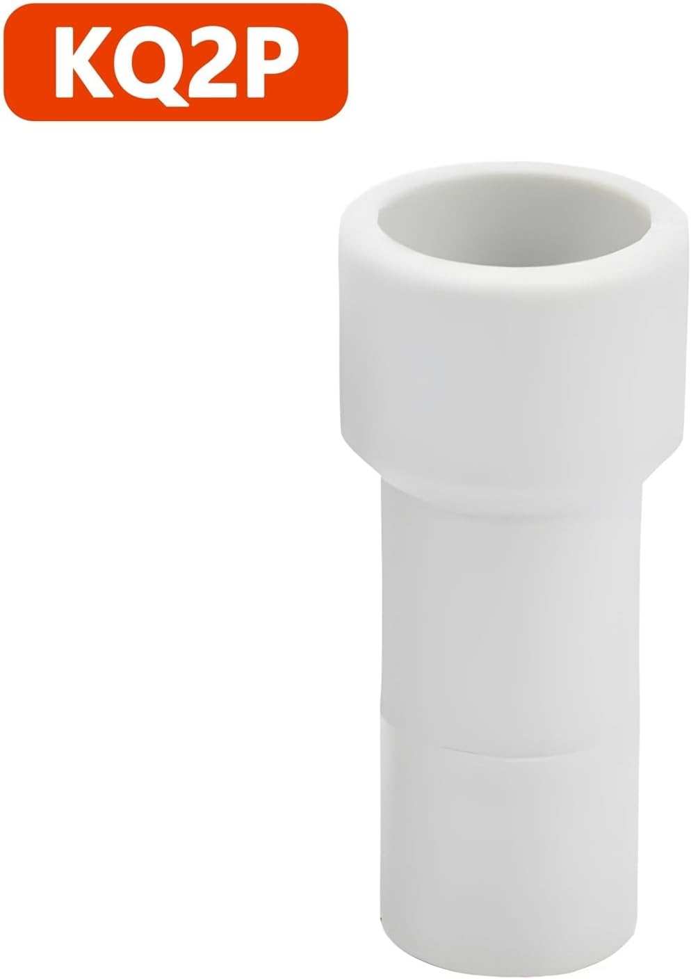 Pneumatic Fitting PU Tube KQ2P White Pipe Stopper OD 4mm 6mm 8mm 10mm 12mmd 1Pcs(OD 10mm)