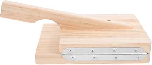 Vista 5 de Yardwe Molde de prensa de bola de masa de madera de 10.75 x 8 x 5.7 pulgadas para hacer envoltorios chinos de albóndigas, pasteles de arroz