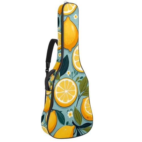 Sac à dos guitare acoustique 109 cm tissu Oxford étui souple guitare basse