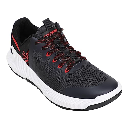 Image of CULT Men's Impact Training Shoes, Enhanced Grip, Multi-Directional Flexibility, High Energy Return, Engineered Mesh Upper, Lace-Up, Pull Tabs, Reinforced Heel & Toe Cap