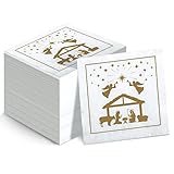 150 Pieces Christmas Nativity Napkins Religious Napkins Christmas Napkins Paper Cocktail Napkins Nat