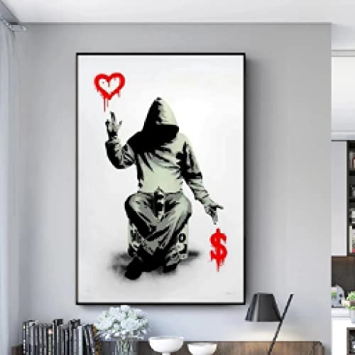 Graffiti Art Street Art Toile pour Salon Moderne Décoration Murale Chambre Affiche 50x70cm