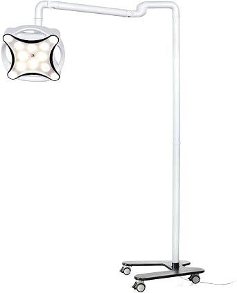 EustomA 30W LED Shadowless Light Mobile Type Portable Auxiliary Floor Lamp LED Cold Lamp with 12PCS High Power Light Sources