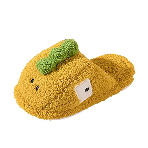 Unisex Toddler Girls Flat Sole Shoes Fashion Cute Autumn and Winter Boys and Girls Slippers Flat Bottom Light Shoes