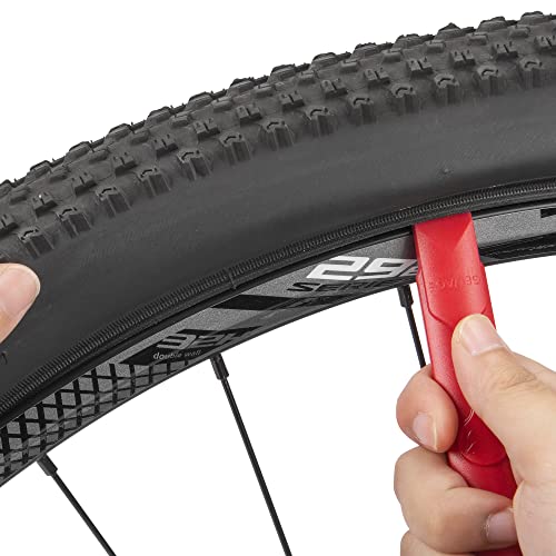 Inflador de CO2 para pneus de bicicleta - Bomba de pneu de bicicleta com 2 alavancas de pneu, compat