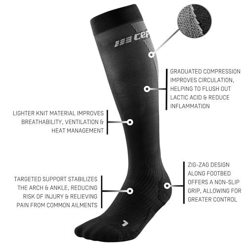 Image of CEP 2024 Ultralight Tall Compression Socks for Women - 20-30mmHg Lightweight Knee High Performance Socks