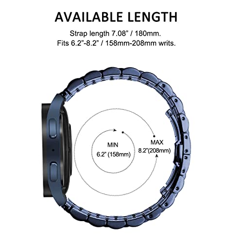 Correa metálica 20 mm para Galaxy Watch y Huawei GT3 miniatura 6