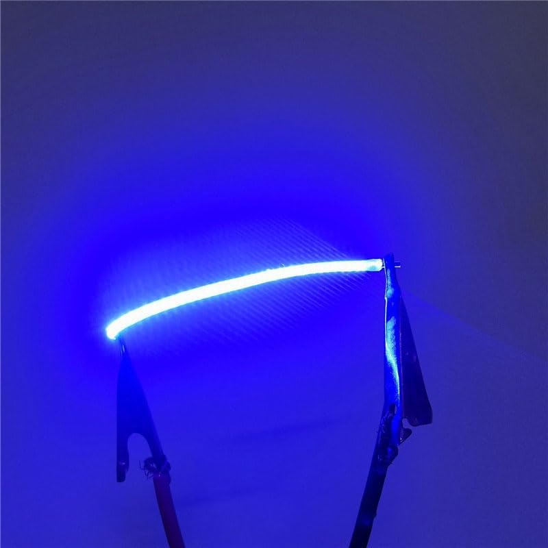 5Pc LED Filament Flexible DC3V Edison Bulb Parts COB Lamps Decorative LED DIY Diode Incandescent Flexible Filament,Warm White,360Mm(14.17In)