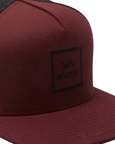 Image of RVCA Men's Trucker Hat, Adjustable Snapback Cap for Streetwear & Skating, Lightweight Breathable All-Day Comfort