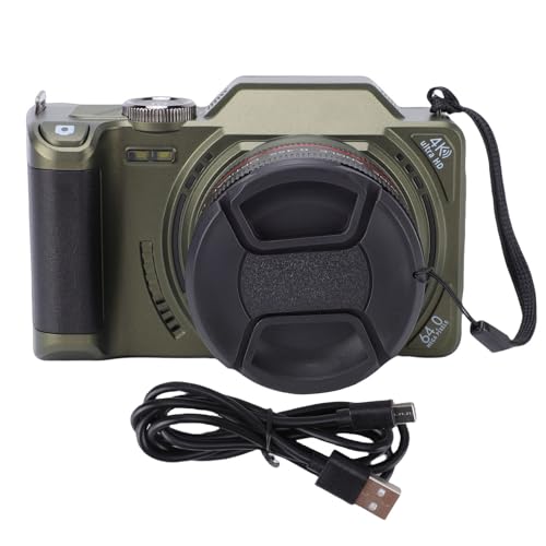 Cámara digital EBTOOLS 4K 64MP con pantalla 3 pulg y zoom 18X miniatura 6