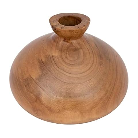 Creative Co-Op Paulownia Wood Vase Cover