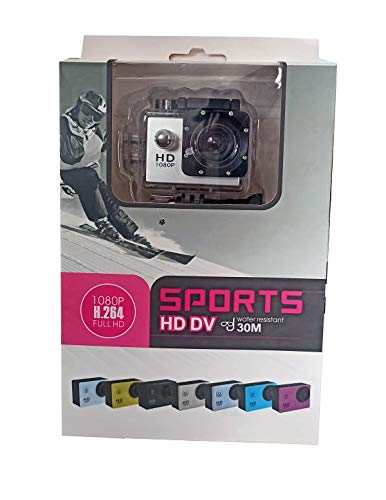 Câmera Ação 1080p HD Filmadora Sports Moto Prova d'água