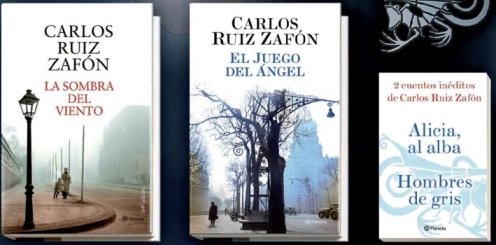 Estuche metálico Carlos Ruiz Zafón ((Fuera de colección))