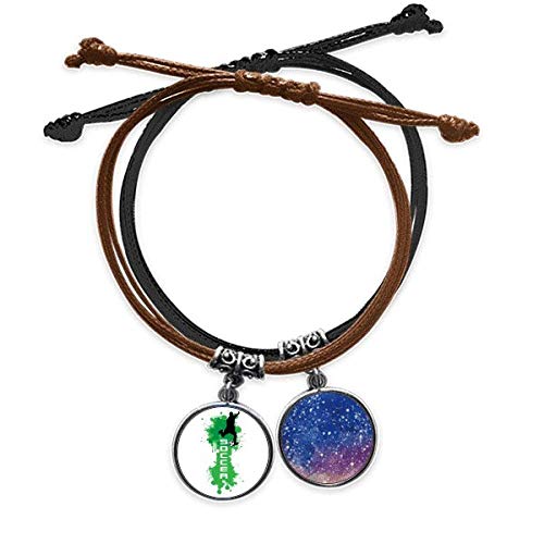 Bracelet football réglable en cuir pour éviter les pertes au quotidien