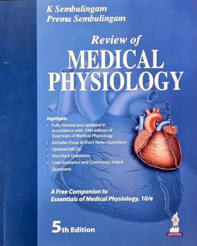 Image of Essentials of Medical Physiology By K Sembulingam & Prema Sembulingam - Free Book on Review of Medical Physiology - New 10th Edition 2024 - 25