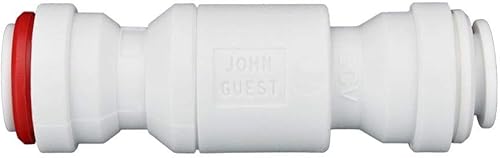 Miniatura 2 de John Guest Válvula de retención única imperial de 38 pulgadas, empuje para conectar la instalación de plomería de plástico, 38SCV-US