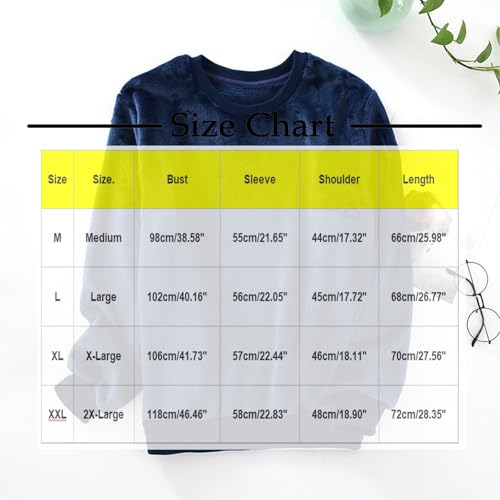 Mens Flannel Pajamas Shirts Casual Crewneck Long Sleeve Loose Fit Pullover Fall Winter Loungewear Tops3