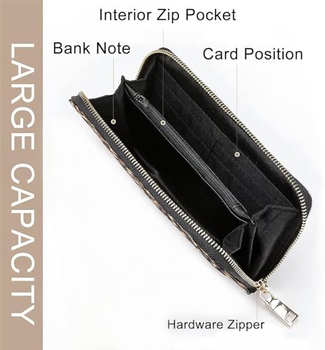 Pug Dog Cute Funny PU Leather Wallet For Women's Phone Money Credit Card Holder Purse Clutch Bag Coin Purse with Zipper Gifts For Women Men Ladies4