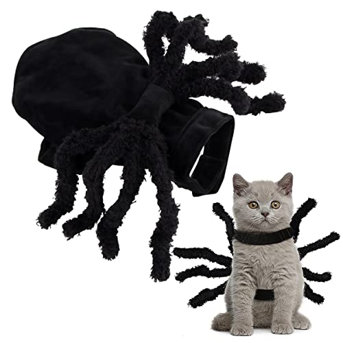 Disfraz de Gato de Halloween, ZoneYan Disfraz de Halloween para Mascotas, Ropa Perros de Alas de Murciélago, Alas de Disfraz de Perros, Disfraz de Gato Alas Negras, Disfraces Perro Gato de Halloween