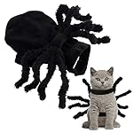 Disfraz de Gato de Halloween, ZoneYan Disfraz de Halloween para Mascotas, Ropa Perros de Alas de Murciélago, Alas de Disfraz de Perros, Disfraz de Gato Alas Negras, Disfraces Perro Gato de Halloween