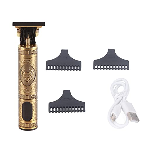 Yuecoom Hair Trimmer for Men, Professional Beard Trimmer Kit with 3 Length Combs, USB Charging, Intelligent LCD Display