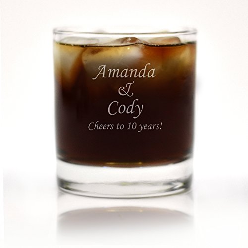 Double Sided Custom Engraved Aluminum 10Th Anniversary Periodic Table Of Element Rocks Glass #TOP2