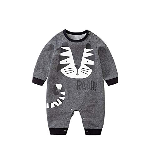 IURNXB Nouveau-né Infantile bébé garçons Filles Dessin animé Chat Barboteuse Combinaison Body Pyjamas Cover