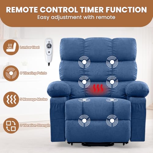 Sillón plegable textil azul eléctrico miniatura 4