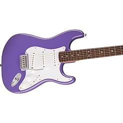 Squier Sonic Stratocaster IL (Ultrviolet) – Guitare Électrique - Les Beatles, Paul McCartney, John Lennon, RIngo Starr, George Harrison Squier Sonic Stratocaster IL (Ultrviolet) - Guitare Électrique – Image 4