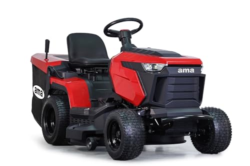 ama trattorino rasaerba a scarico posteriore atr92h – motore loncin 452 cc, larghezza di taglio 92 cm, trasmissione idrostatica, cesto di raccolta 280 l, kit mulching incluso