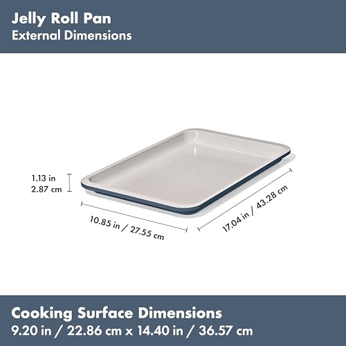 OXO Good Grips Non-Stick Pro Ceramic Coated Metal Bakeware 3-Piece Sheet Pan Set – Storm Blue by OXO - Image 9