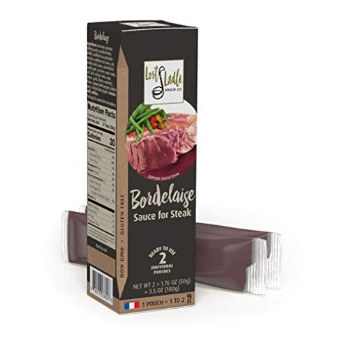 Traditional French Bordelaise Sauce, Ready To Serve, No Added Sugar. A Savory Steak