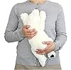 TAMMYFLYFLY Sleep Polar Bear Plush,Cute Stuffed Animal, Plush Toy, 14 Inches Soft Toy (Medium) #1