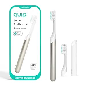 Quip Metal Sonic Electric Toothbrus...