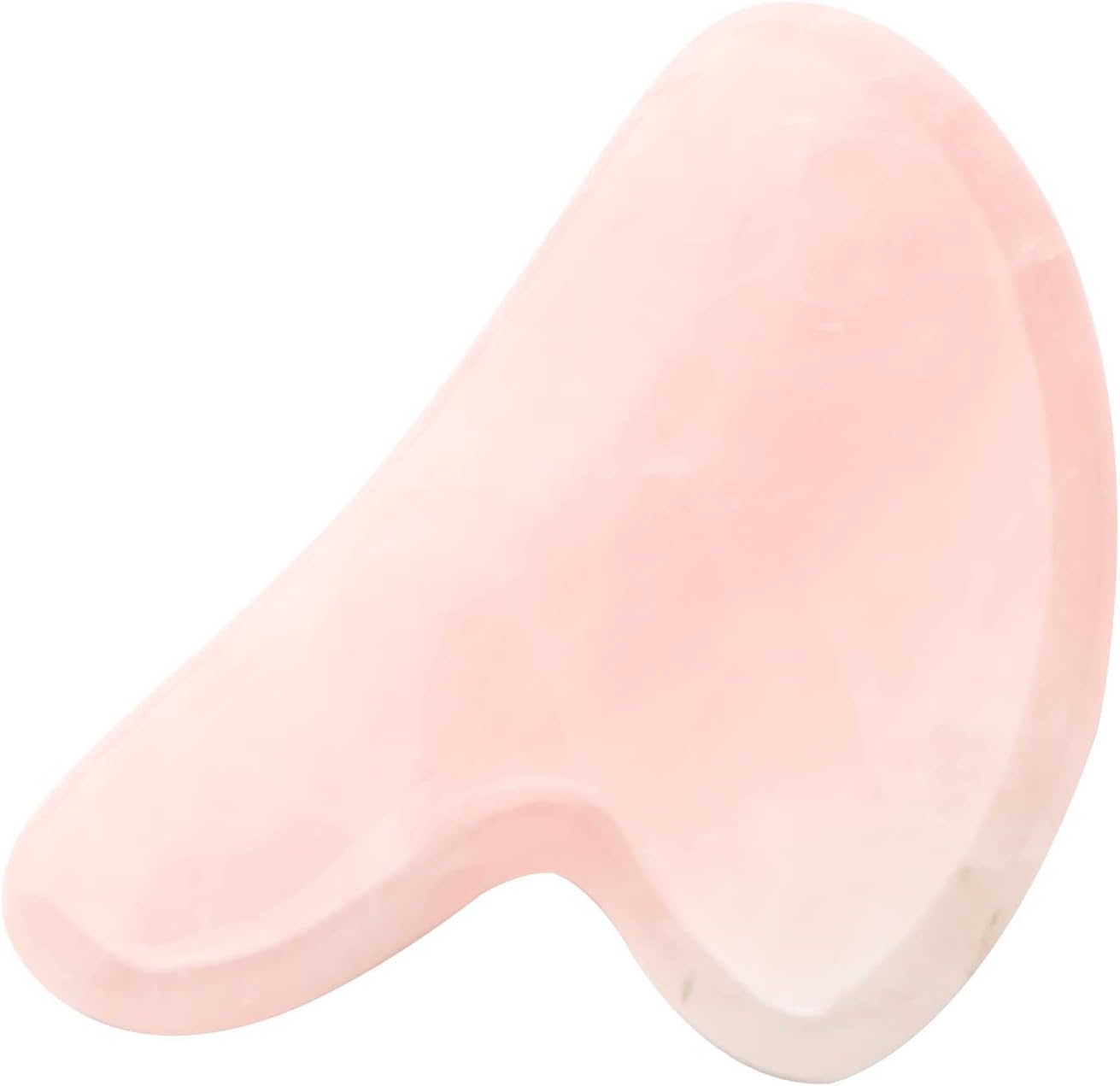 Pepisky Natural Rose Quartz Stone Guasha Facial Face Neck Body Gua Sha d Massager