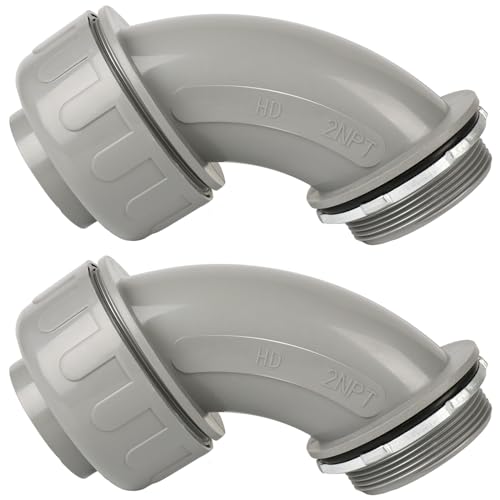 Conector hermético de 2 pulgadas NPT a 90 grados para proteger cables de la humedad 2