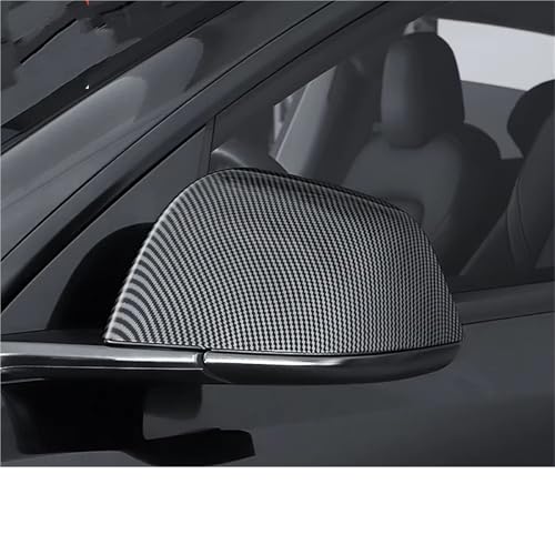 Cache rétroviseur Tesla Model Y 3 coque protection abs noir - 2
