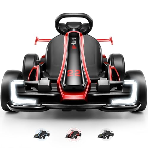 Hikole Electric Go Kart for Kids Age 6 - Detailed View