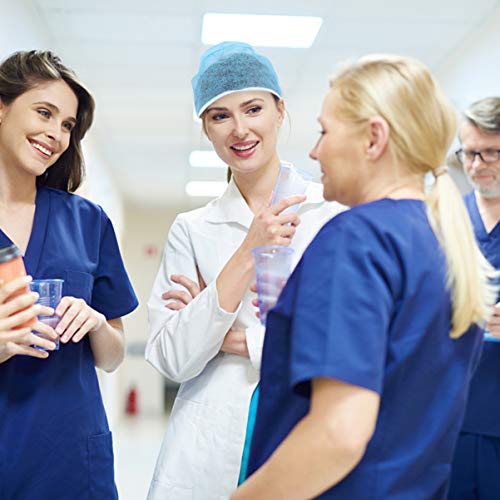 Amosfun 50 Pcs Descartável Não-Tecido Chapéu de Trabalho Respirável Cozinhar Cap Mob Cap Redes de Ca