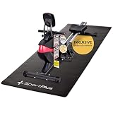 SportPlus | Rudergerät inkl. Bodenschutzmatte | Designed in Germany, klappbar, leises Magnetbremssystem, 8 Widerstandsstufen, Schwungmasse 8kg für zuhause