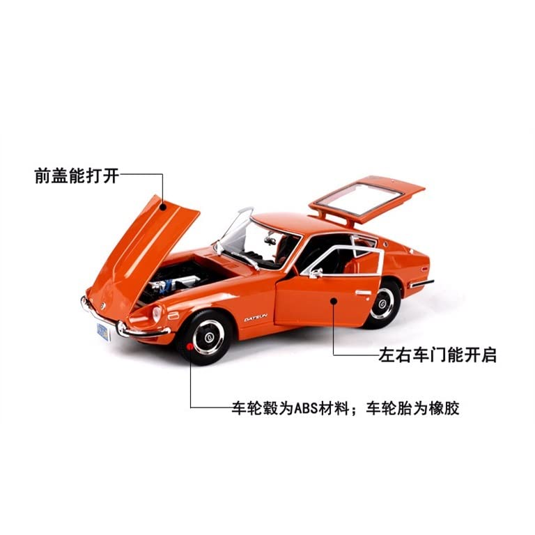 Best Gift 1/18 for Nissan Datsun 240Z Classic Collectibles Alloy