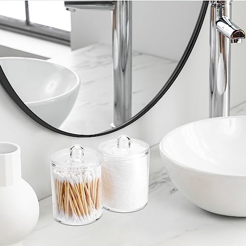 Bathroom Accessories Set, 9 Pieces Bathroom Accessory Set Bath Ensemble with Soap Dispenser,Toothbrush Holder,Toothbrush Cup,Soap Dish,Trash Can,Tray,Toilet Brush and Qtip Holders for Bathroom (Black)