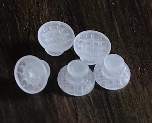 New Dental Ceramic Lingual Buttons Orthodontic Materials Ortho Transparent Composite Buttons (Ceramic Lingual Buttons -10 Pcs)