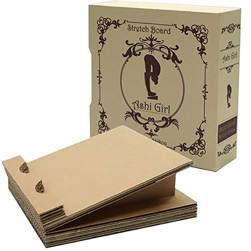 京阪紙工 ブック型ストレッチ器具 Ashi Girl(アシガール) ベージュ