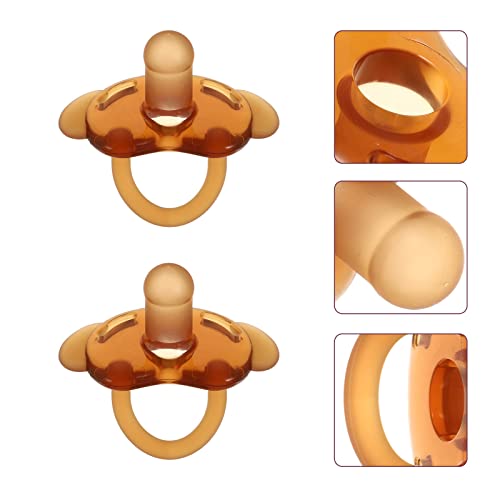 DOITOOL 5 pcs silicone bebê chupeta supple infant chupeta dos desenhos animados animais padrão chupe