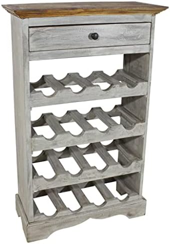 Relaxdays 3x Cantinetta In Bambù Per 5 Bottiglie - Scaffale Portabottiglie Naturale 53x14x12 Cm