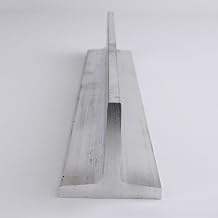 6061 Aluminum Bar-T-Bar, Unpolished Mill Finish, Extruded, T6 Temper, 0.25" Thickness, 1.5" Width, 1.5" Height, 24" Length, OnlineMetals